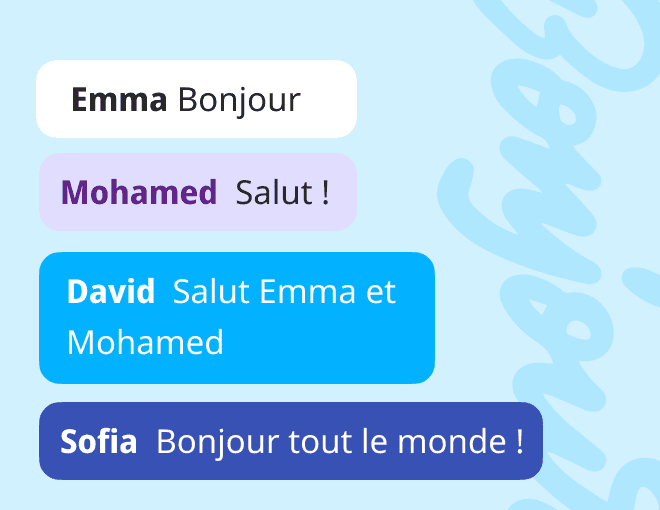 <bold>Strengthen reading and writing skills</bold> via the Live Lessons chat feature.